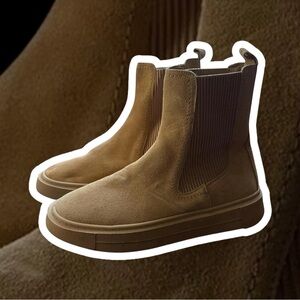 Zara Tan Ankle Boots